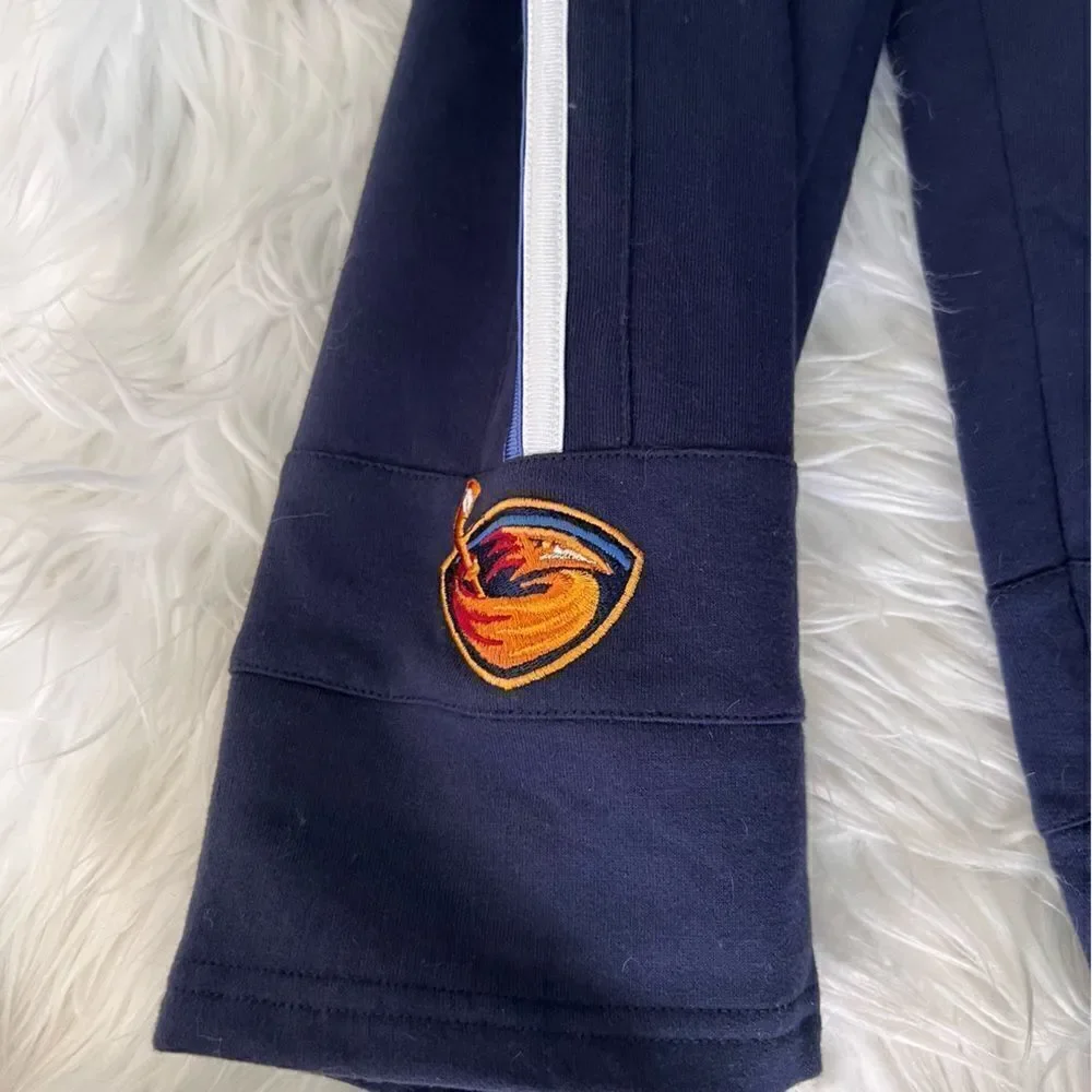 NWOT Reebok Atlanta Thrashers Sweat Pants NHL Blue Youth Size Lg (7)
